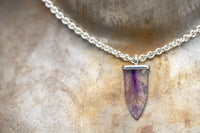 Anhänger inklusive Collier in Silber 925 mit Quarz