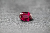 Rhodolith, oval, facettiert