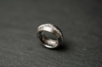 Ring in Weissgold 750 mit Diamanten im Brillantschliff