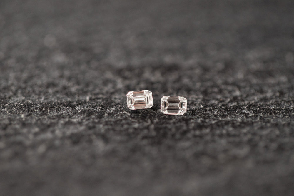 Diamanten, Achteck, facettiert