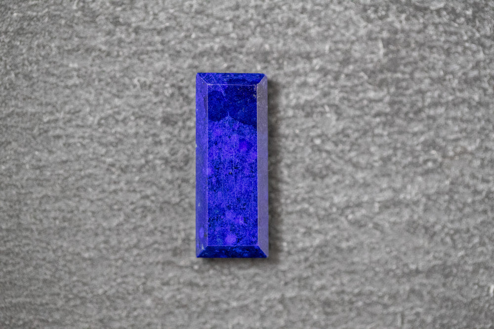 Lapislazuli Rechteck, Tafelschliff