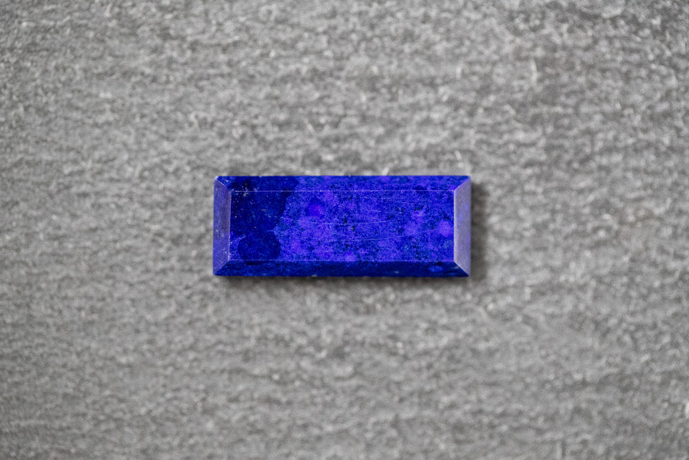 Lapislazuli Rechteck, Tafelschliff