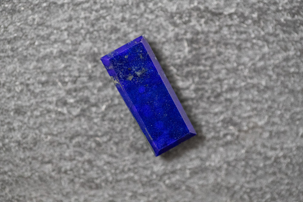 Lapislazuli Rechteck, Tafelschliff