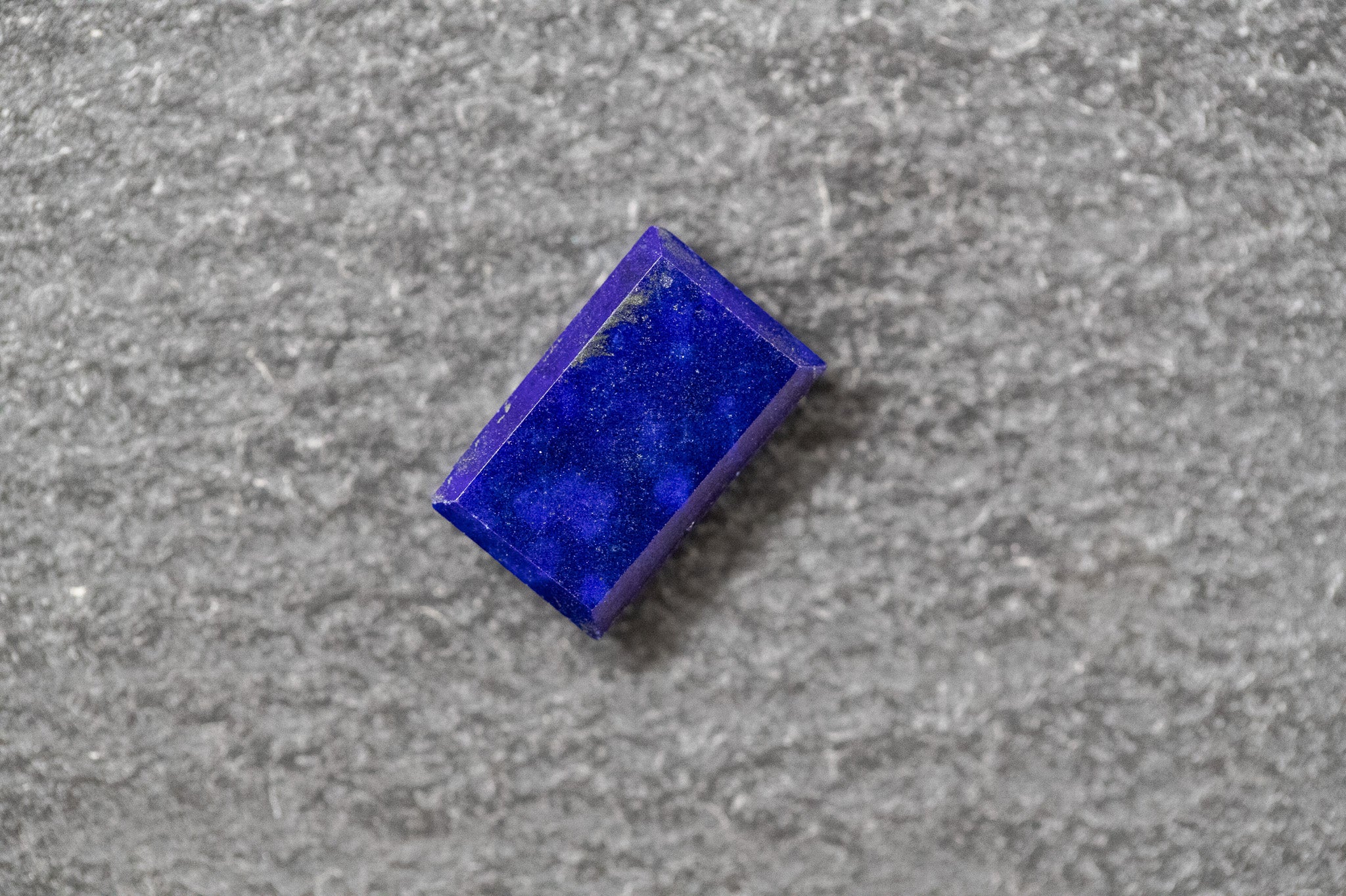 Lapislazuli Rechteck, Tafelschliff