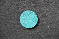 Türkis Scheibe, rund
