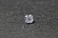 Saphir, hellblau im Asscherschliff