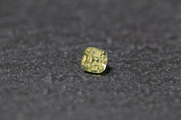 Saphir, gelb / grün, antik, Asscherschliff