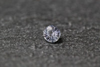 Saphir, hellblau, rund, facettiert