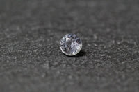 Saphir, hellblau, rund, facettiert