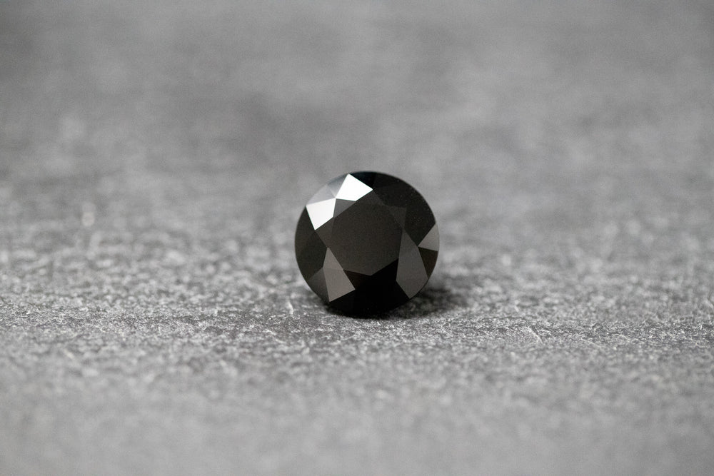 Onyx, rund, facettiert