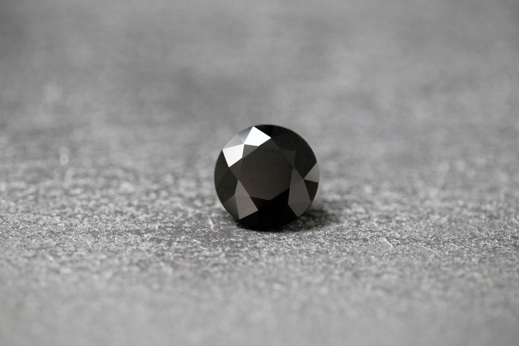 Onyx, rund, facettiert