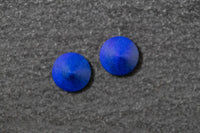 Lapislazuli Paar, Kegelförmig, matt