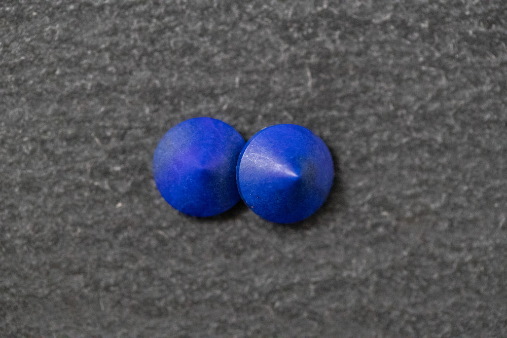Lapislazuli Paar, Kegelförmig, matt