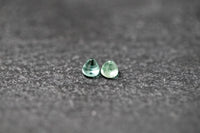 Turmalin Paar, Kegelförmig, Cabochon