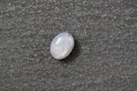 Sternsaphir, oval, cabochon, grau, blau