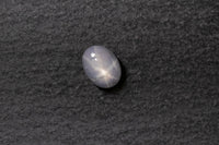 Sternsaphir, oval, cabochon, grau, blau