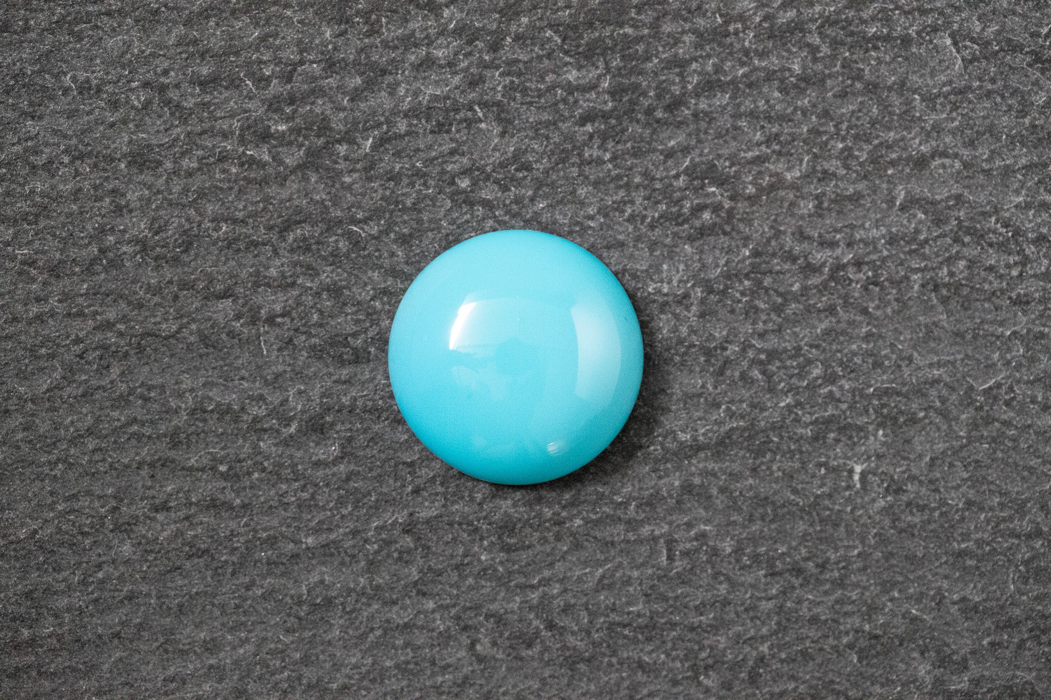 Türkis, rund, cabochon