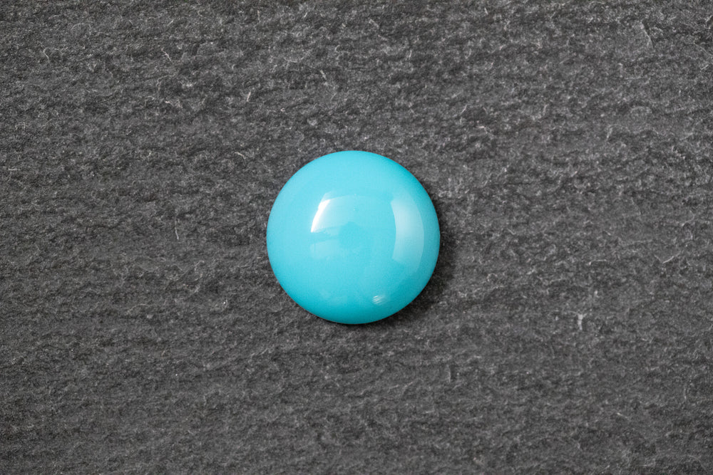 Türkis, rund, cabochon
