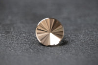 Rauchquarz, rund, facettiert