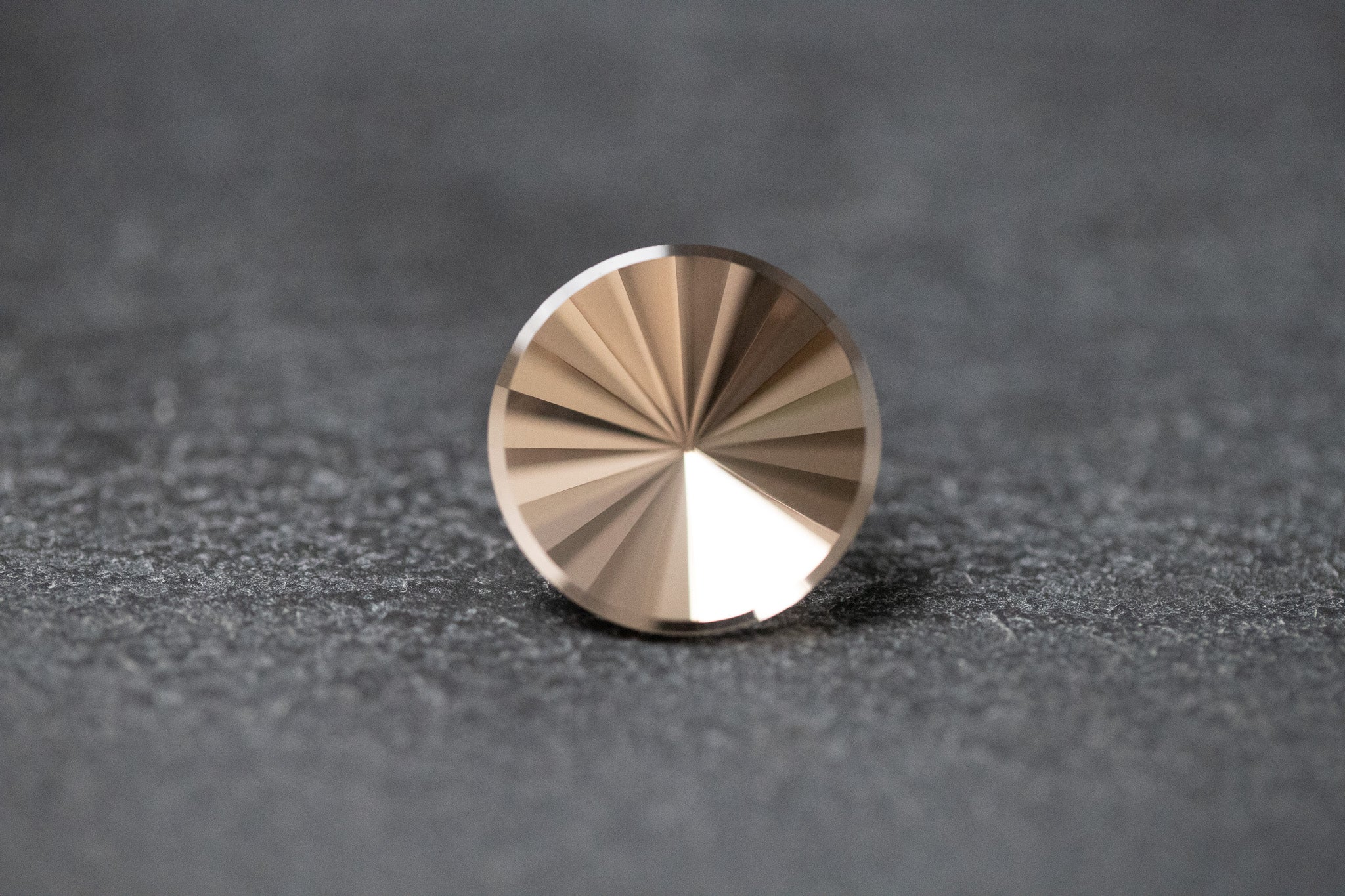 Rauchquarz, rund, facettiert