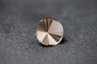 Rauchquarz. rund, facettiert