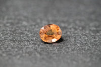 Edeltopas, facettiert, oval