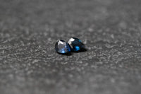 Saphir, Tropfen, facettiert
