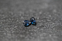 Saphir, Tropfen, facettiert