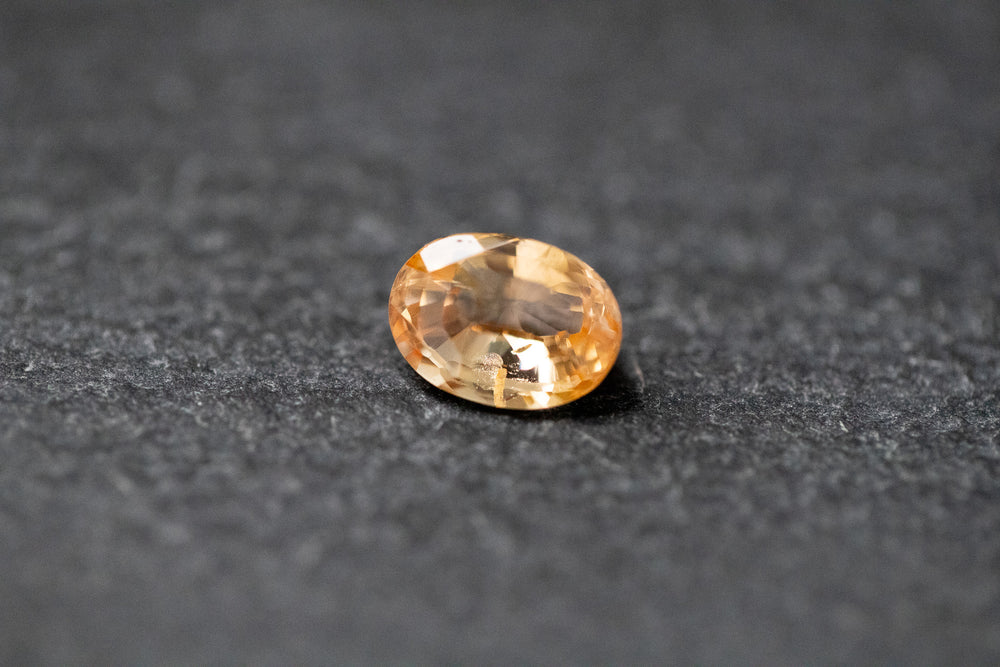 Saphir, oval, facettiert