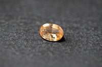 Saphir, oval, facettiert