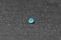 Paraiba - Turmalin, rund, facettiert, Türkisgrün