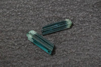 Turmalin Paar, Kristalle, türkis