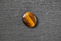 Tigerauge, oval, Tafelschliff