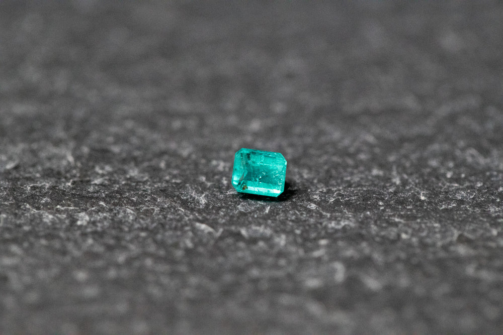 Paraiba - Turmalin, Achteck, facettiert, türkisgrün