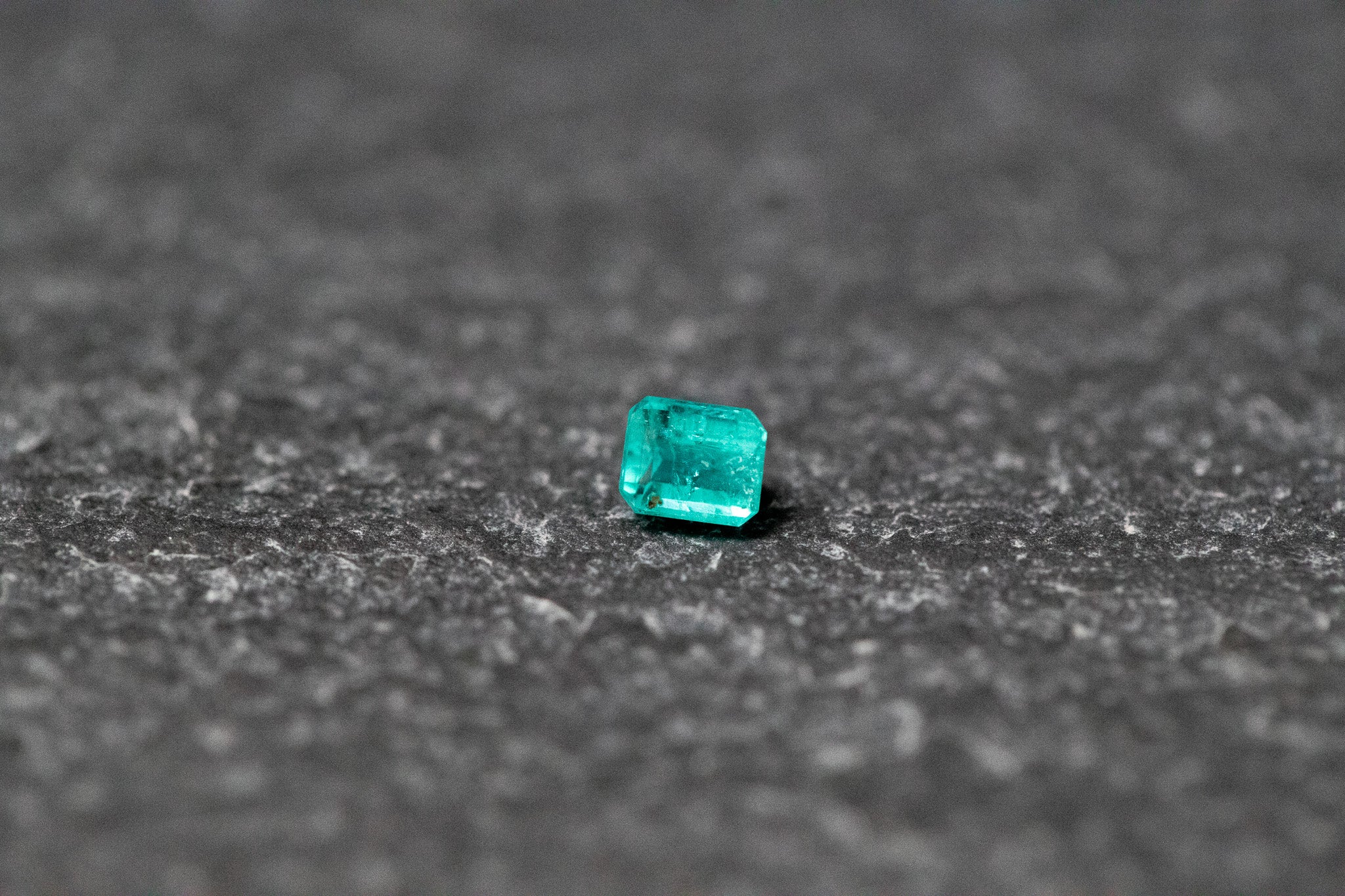 Paraiba - Turmalin, Achteck, facettiert, türkisgrün