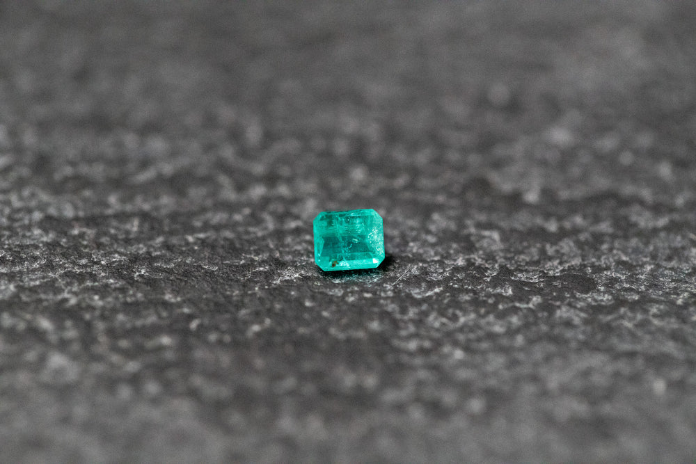 Paraiba - Turmalin, Achteck, facettiert, Türkisgrün