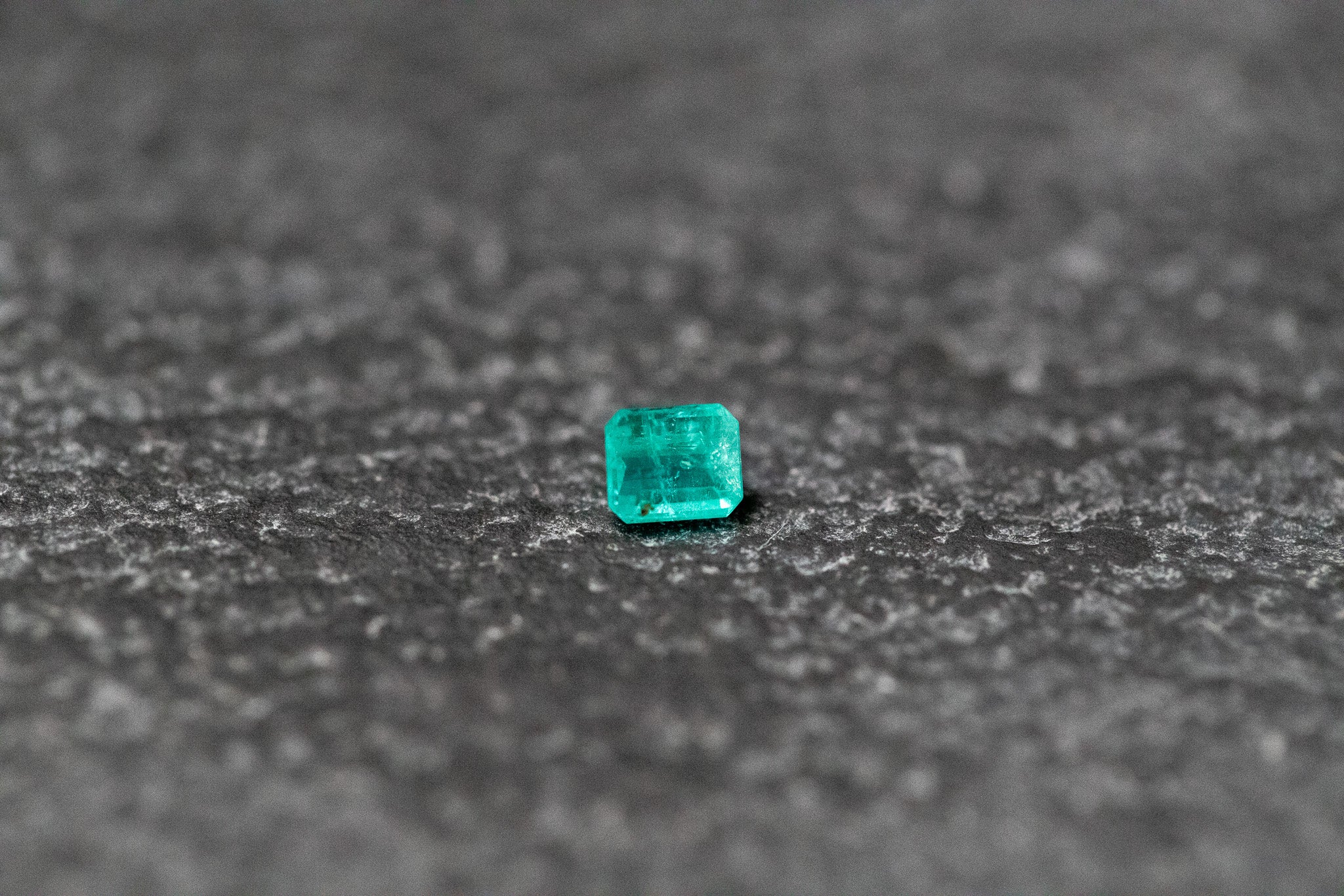 Paraiba - Turmalin, Achteck, facettiert, Türkisgrün