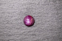 Sternrubin, oval, cabochon