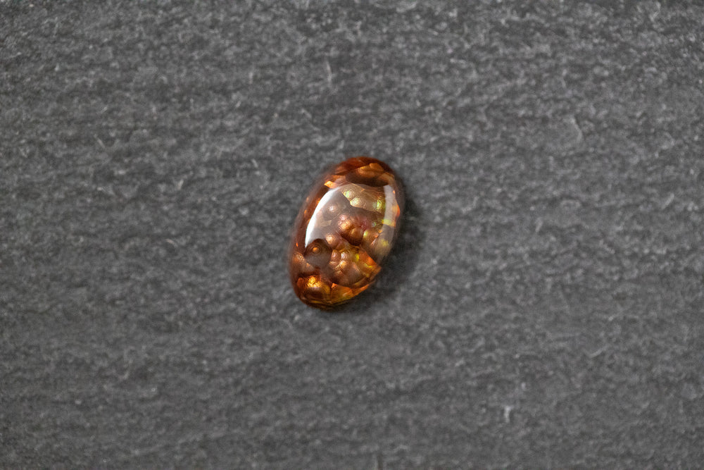 Feuerachat, oval, cabochon