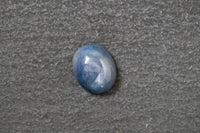 Saphir, oval, cabochon, blau