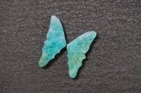 Turmalin, Schmetterling, türkis, grün