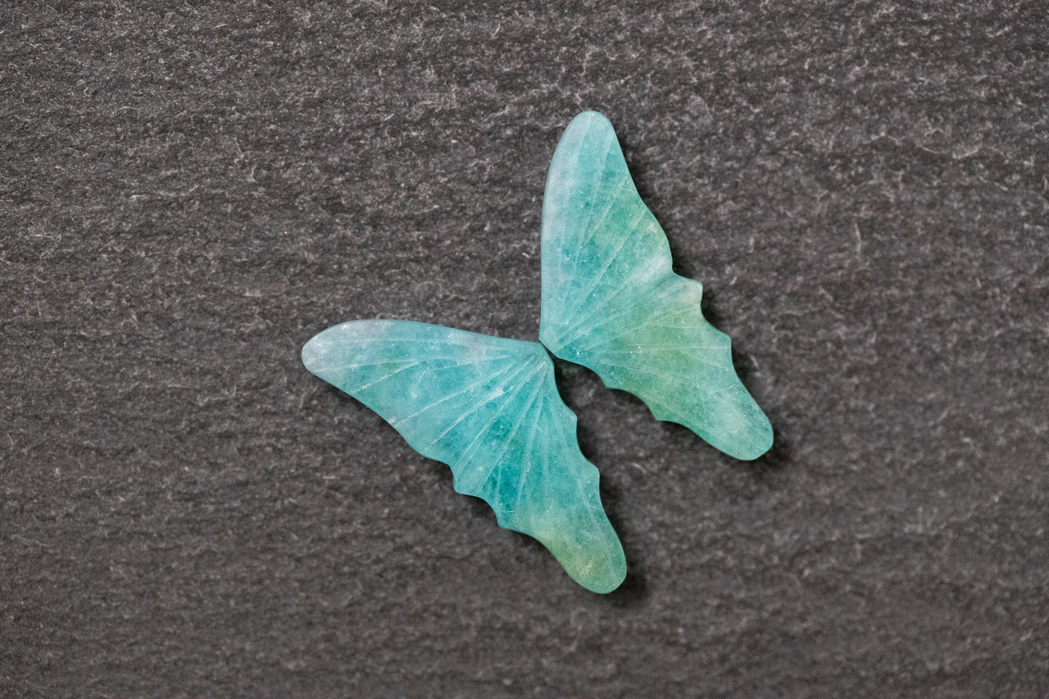 Turmalin, Schmetterling, türkis, grün