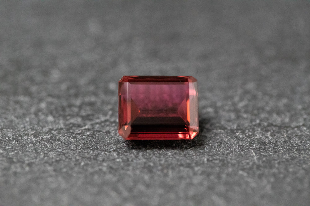 Turmalin, achteck, facettiert, pink