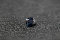 Saphir, oval, facettiert