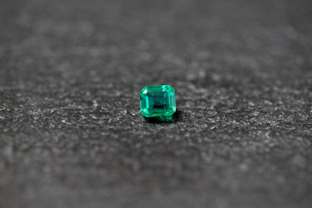 Smaragd, Achteck, facettiert