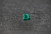 Smaragd, Achteck, facettiert