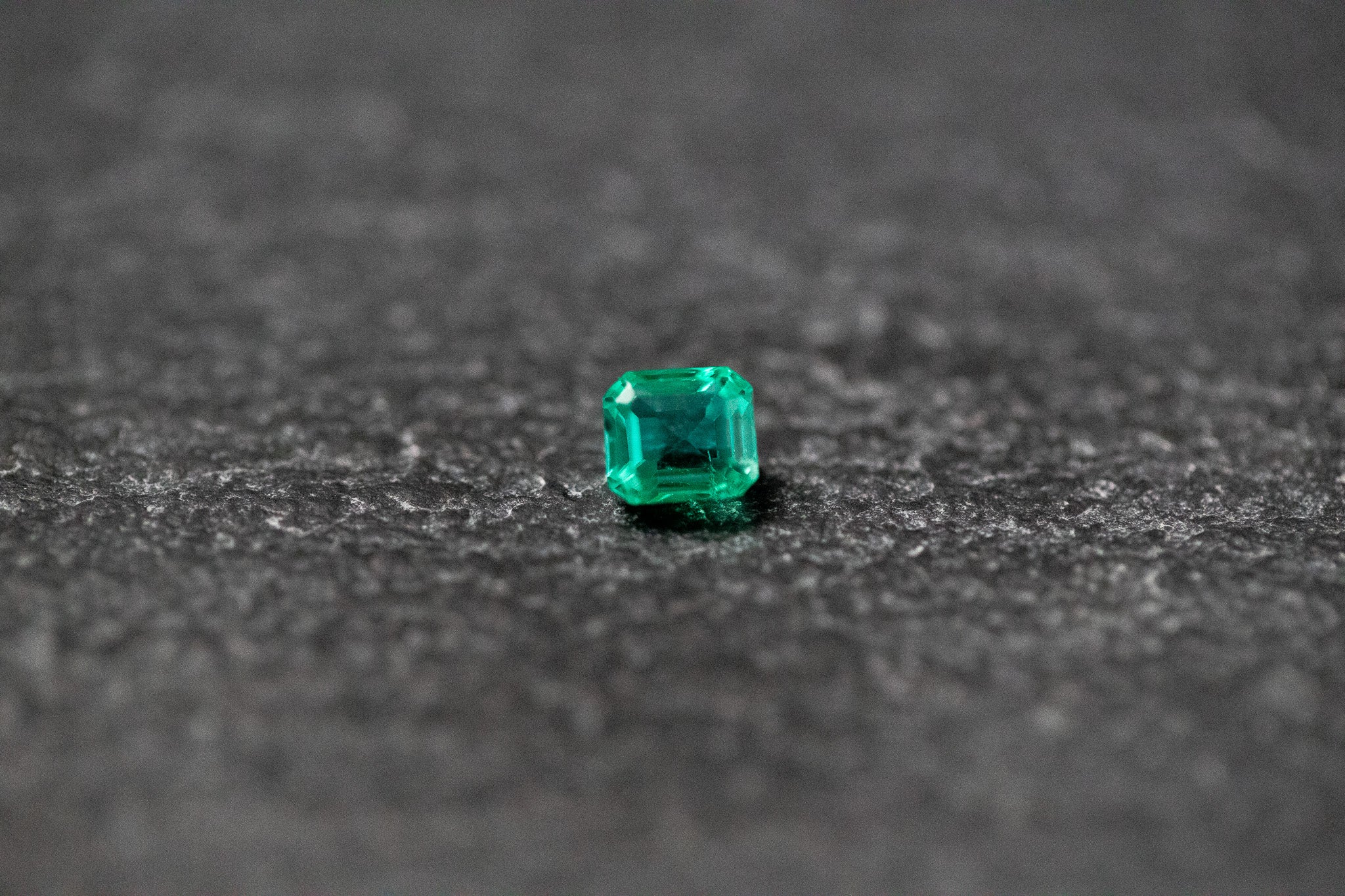 Smaragd, Achteck, facettiert