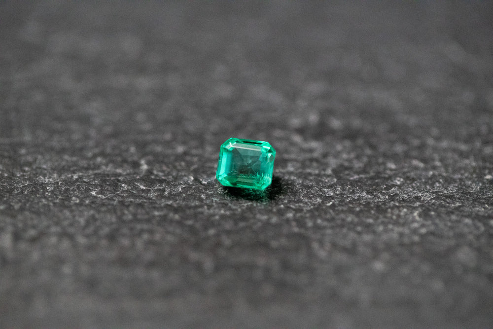 Smaragd, Achteck, facettiert