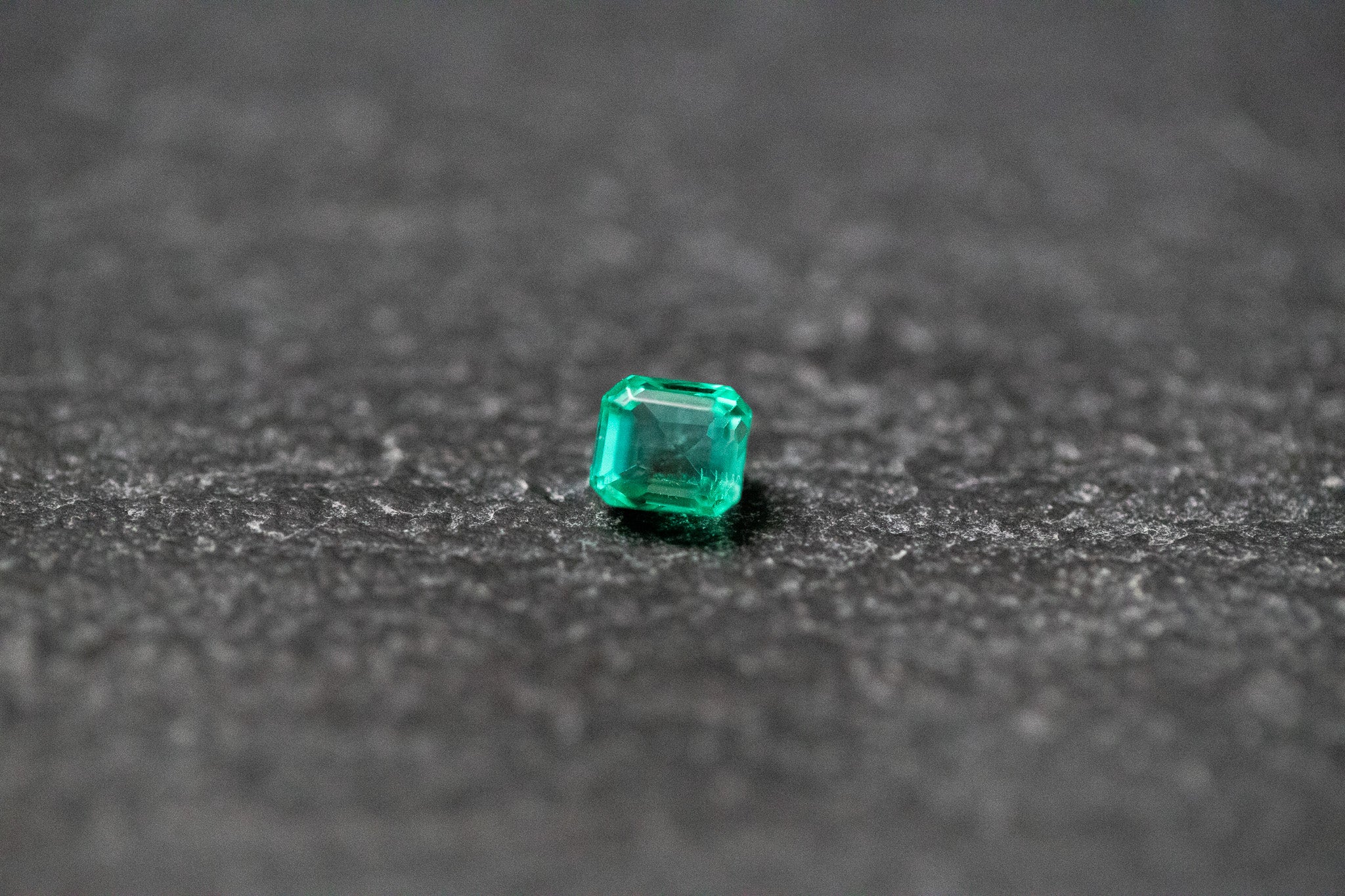 Smaragd, Achteck, facettiert