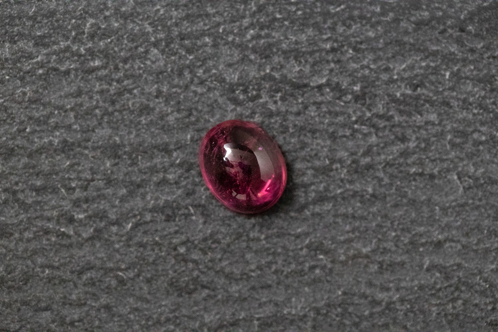 Turmalin, oval, cabochon, pink